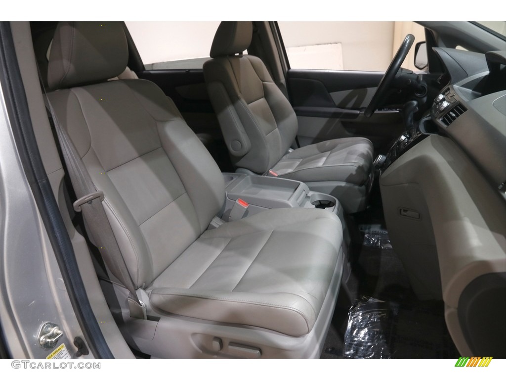 2013 Odyssey EX-L - Alabaster Silver Metallic / Gray photo #16