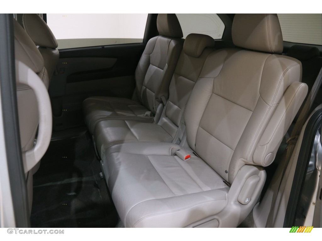 2013 Odyssey EX-L - Alabaster Silver Metallic / Gray photo #18