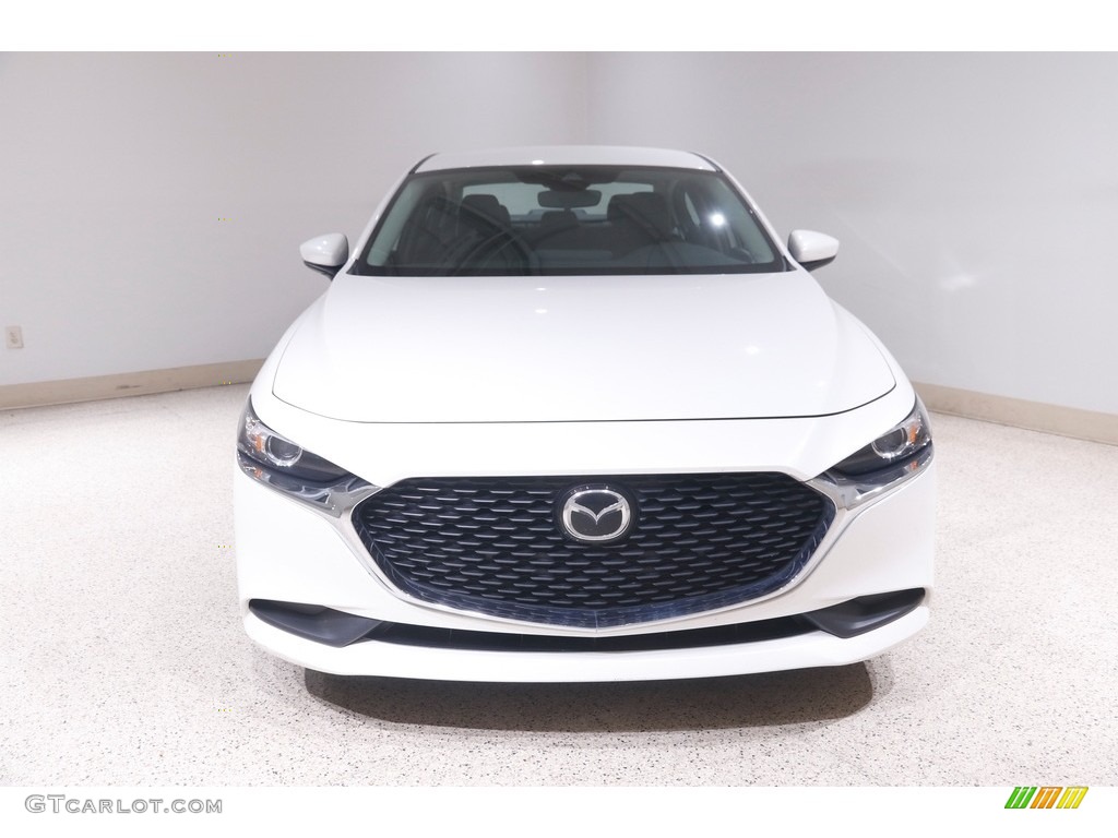2021 Mazda3 Select Sedan - Snowflake White Pearl Mica / Black photo #2