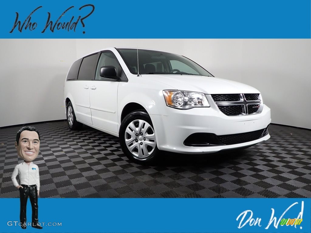 2015 Grand Caravan SE - Bright White / Black/Light Graystone photo #1