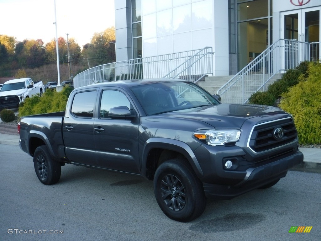 2020 Tacoma SR5 Double Cab 4x4 - Magnetic Gray Metallic / Cement photo #1