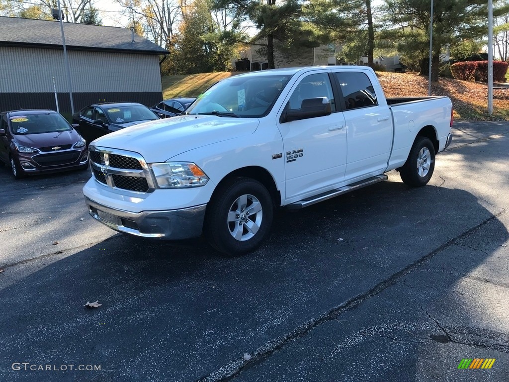 2019 1500 Classic SLT Crew Cab 4x4 - Bright White / Black/Diesel Gray photo #2