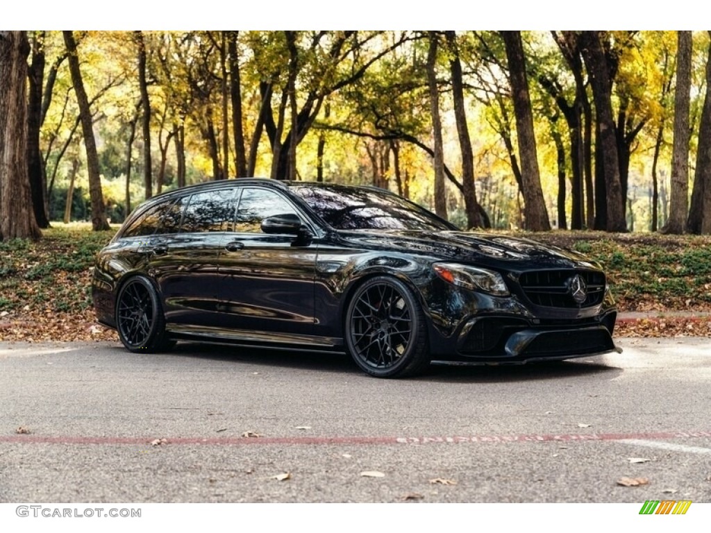 2018 E AMG 63 S 4Matic Wagon - Obsidian Black Metallic / Black photo #2
