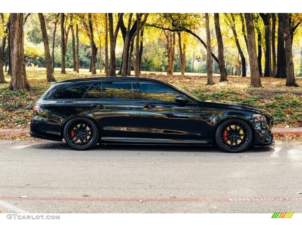Obsidian Black Metallic 2018 Mercedes-Benz E AMG 63 S 4Matic Wagon Exterior Photo #145080292