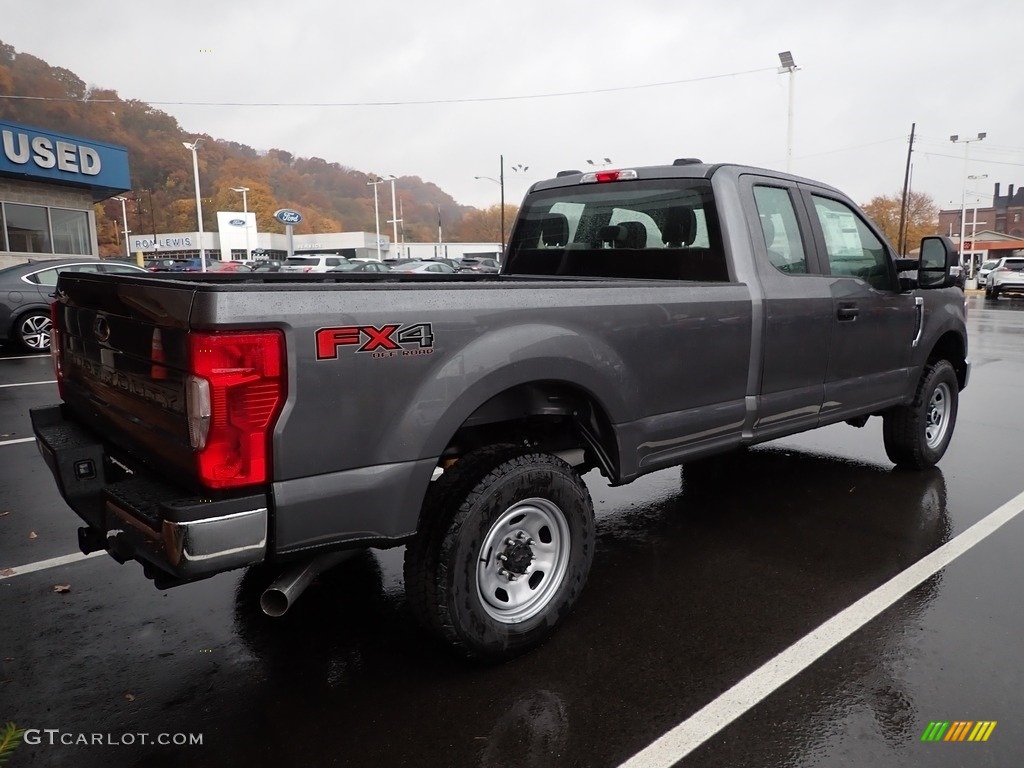 2022 F350 Super Duty XL SuperCab 4x4 - Carbonized Gray / Medium Earth Gray photo #8