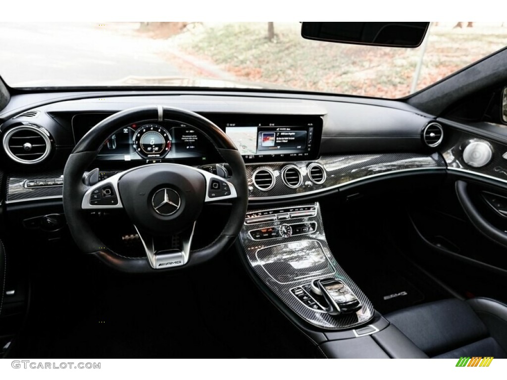 2018 Mercedes-Benz E AMG 63 S 4Matic Wagon Black Dashboard Photo #145080555