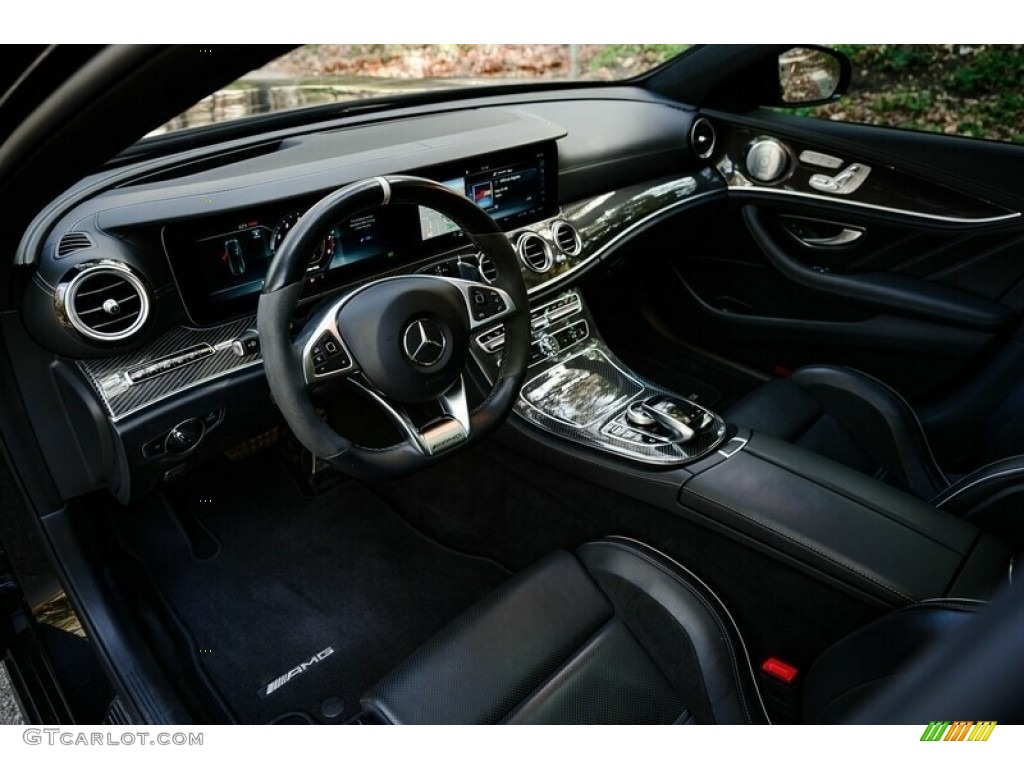 Black Interior 2018 Mercedes-Benz E AMG 63 S 4Matic Wagon Photo #145080581