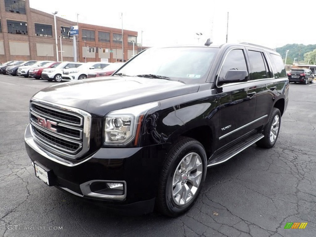 Onyx Black 2019 GMC Yukon SLT 4WD Exterior Photo #145080759