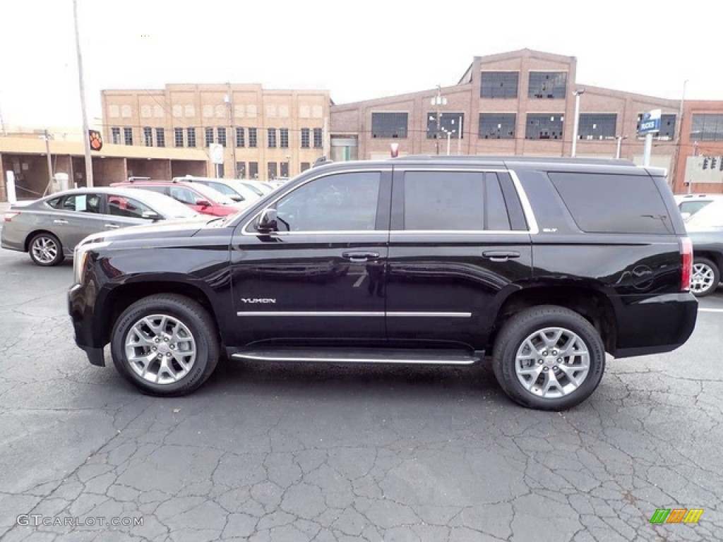 Onyx Black 2019 GMC Yukon SLT 4WD Exterior Photo #145080781
