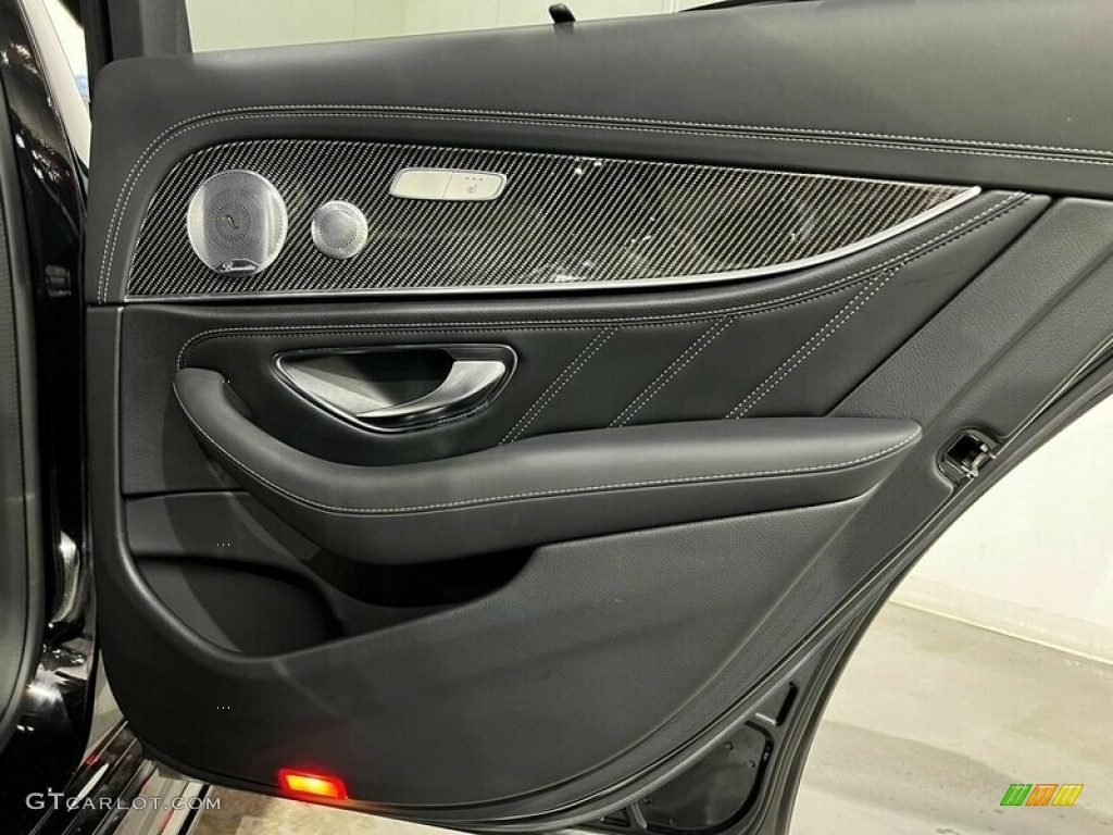 2018 Mercedes-Benz E AMG 63 S 4Matic Wagon Black Door Panel Photo #145080944