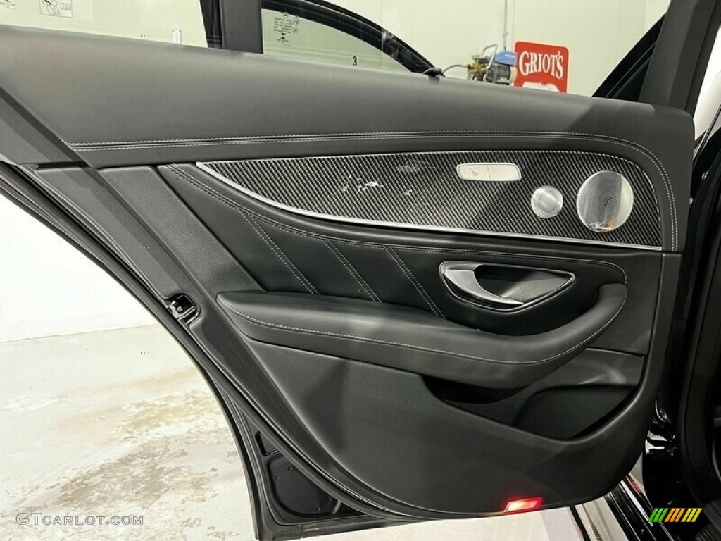 2018 Mercedes-Benz E AMG 63 S 4Matic Wagon Black Door Panel Photo #145080960