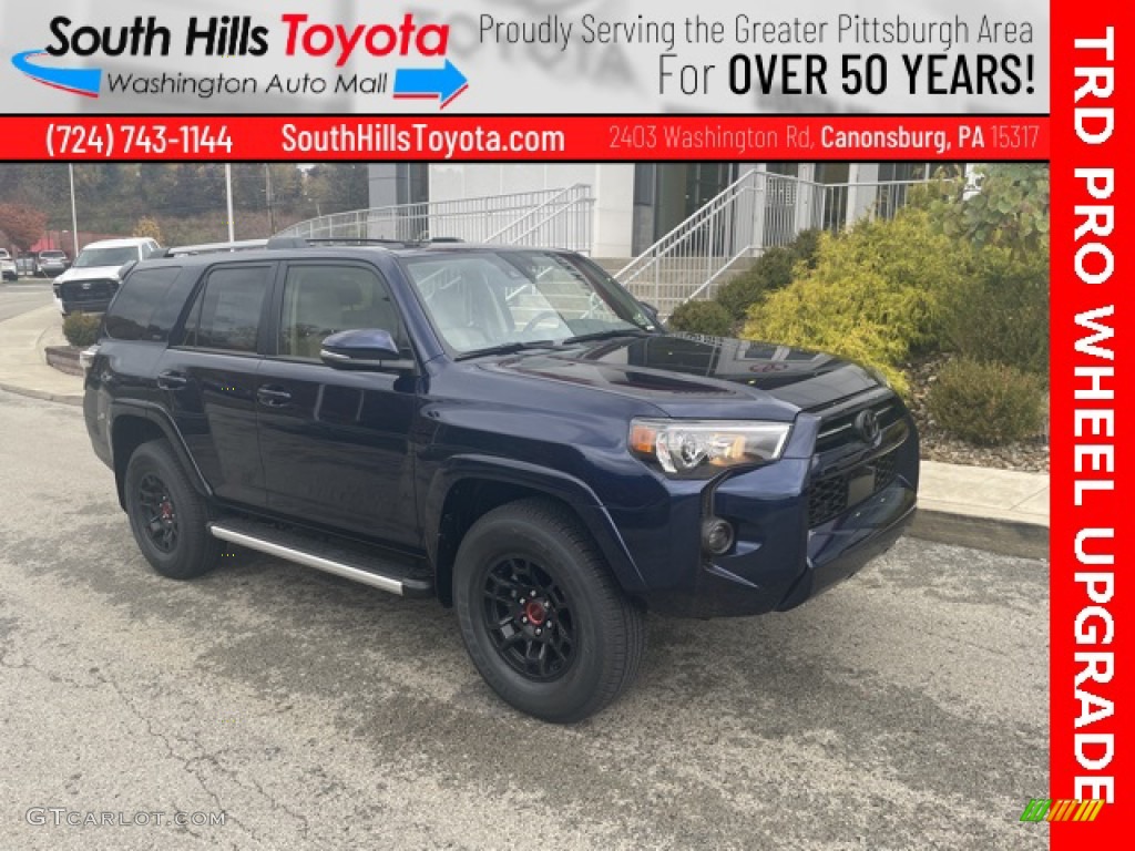 2023 4Runner SR5 Premium 4x4 - Nautical Blue Metallic / Sand Beige photo #1