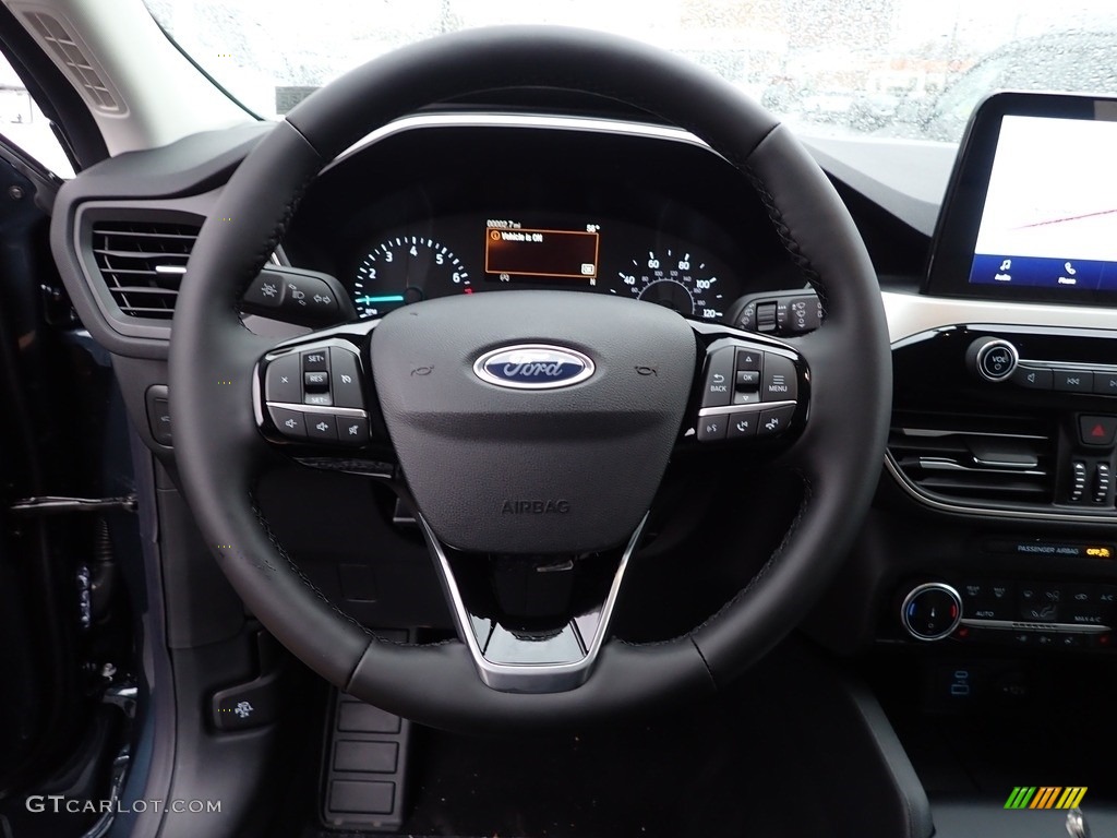 2022 Ford Escape SE 4WD Sandstone Steering Wheel Photo #145081239
