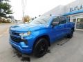 2023 Glacier Blue Metallic Chevrolet Silverado 1500 RST Crew Cab 4x4  photo #2