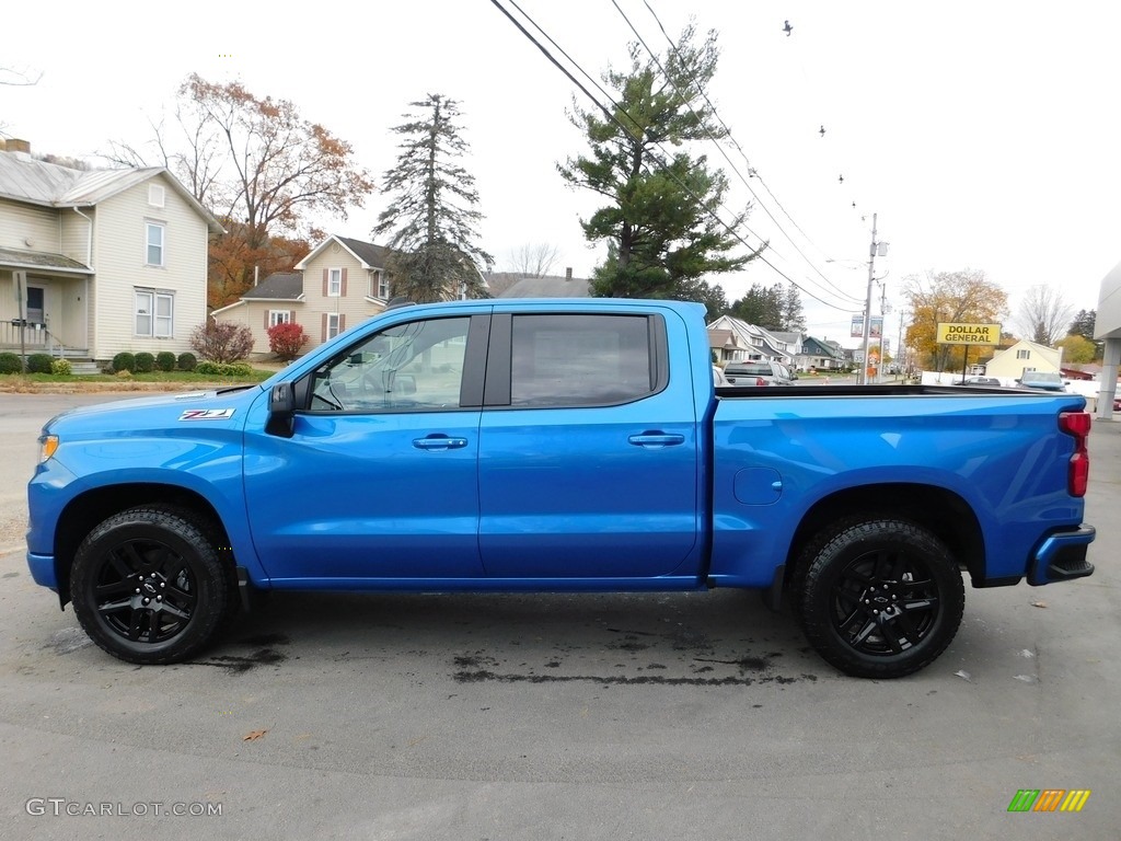 Glacier Blue Metallic 2023 Chevrolet Silverado 1500 RST Crew Cab 4x4 Exterior Photo #145081548