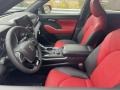 2022 Toyota Highlander Cockpit Red Interior Interior Photo