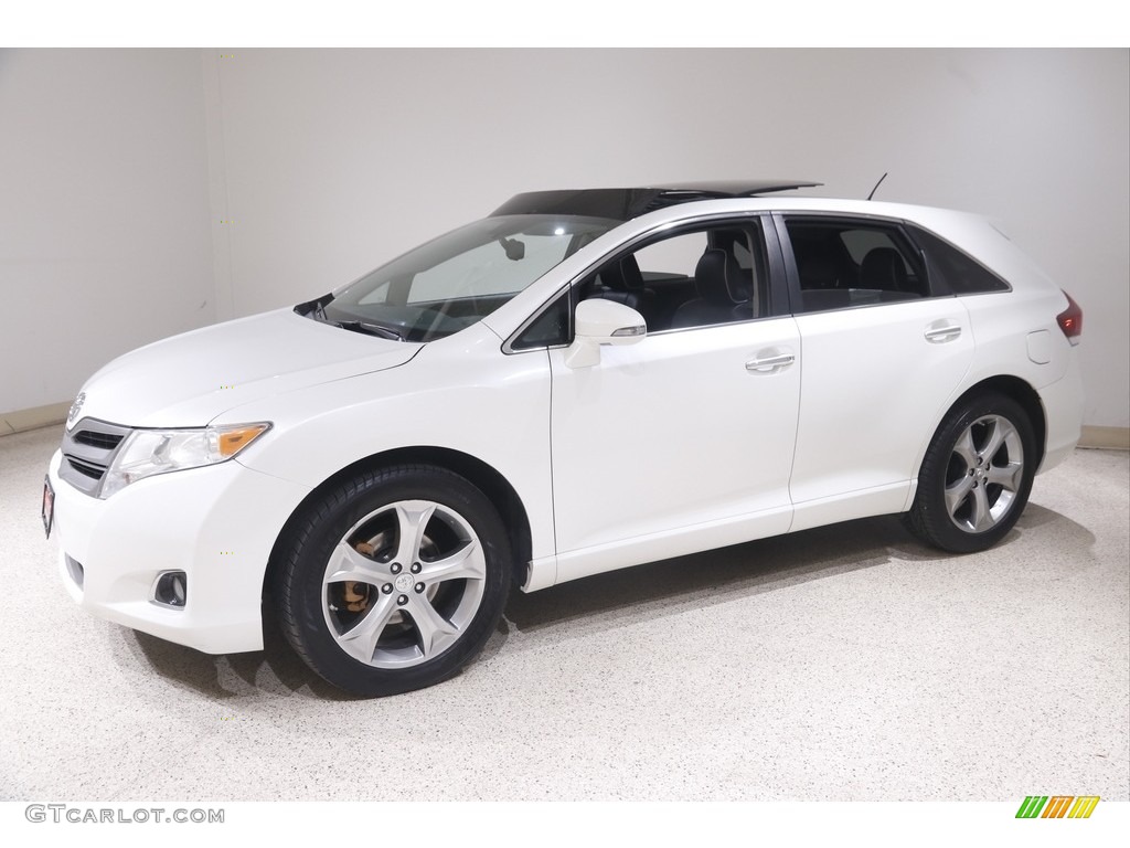 2013 Venza XLE AWD - Blizzard White Pearl / Black photo #3