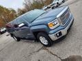 2014 Cobalt Blue Metallic GMC Sierra 1500 SLE Double Cab 4x4  photo #3