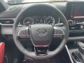 2022 Toyota Highlander Cockpit Red Interior Steering Wheel Photo