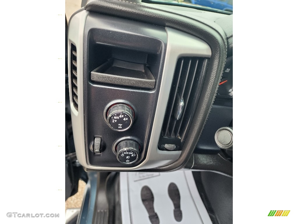 2014 Sierra 1500 SLE Double Cab 4x4 - Cobalt Blue Metallic / Jet Black/Dark Ash photo #10
