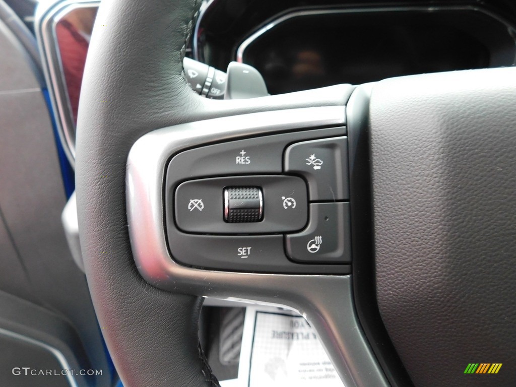 2023 Chevrolet Silverado 1500 RST Crew Cab 4x4 Jet Black Steering Wheel Photo #145081888