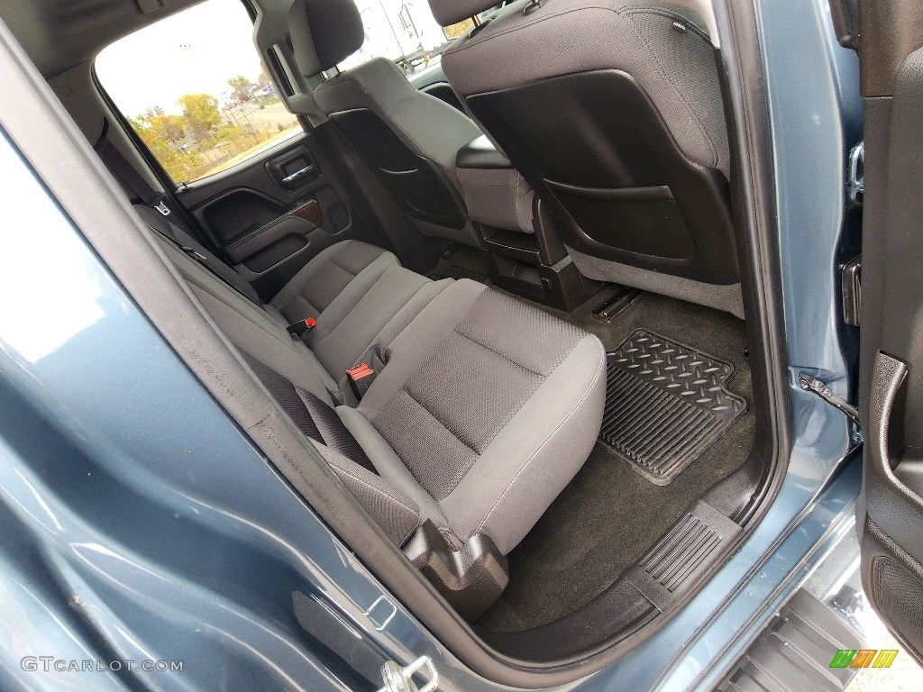 2014 Sierra 1500 SLE Double Cab 4x4 - Cobalt Blue Metallic / Jet Black/Dark Ash photo #19