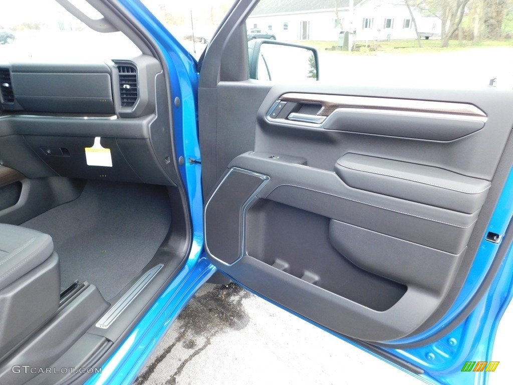 2023 Chevrolet Silverado 1500 RST Crew Cab 4x4 Jet Black Door Panel Photo #145082388