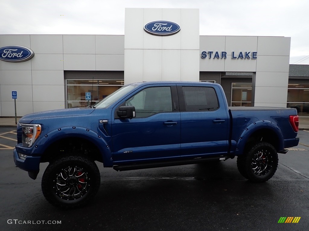 2022 F150 Sherrod XLT SuperCrew 4x4 - Atlas Blue Metallic / Black photo #1