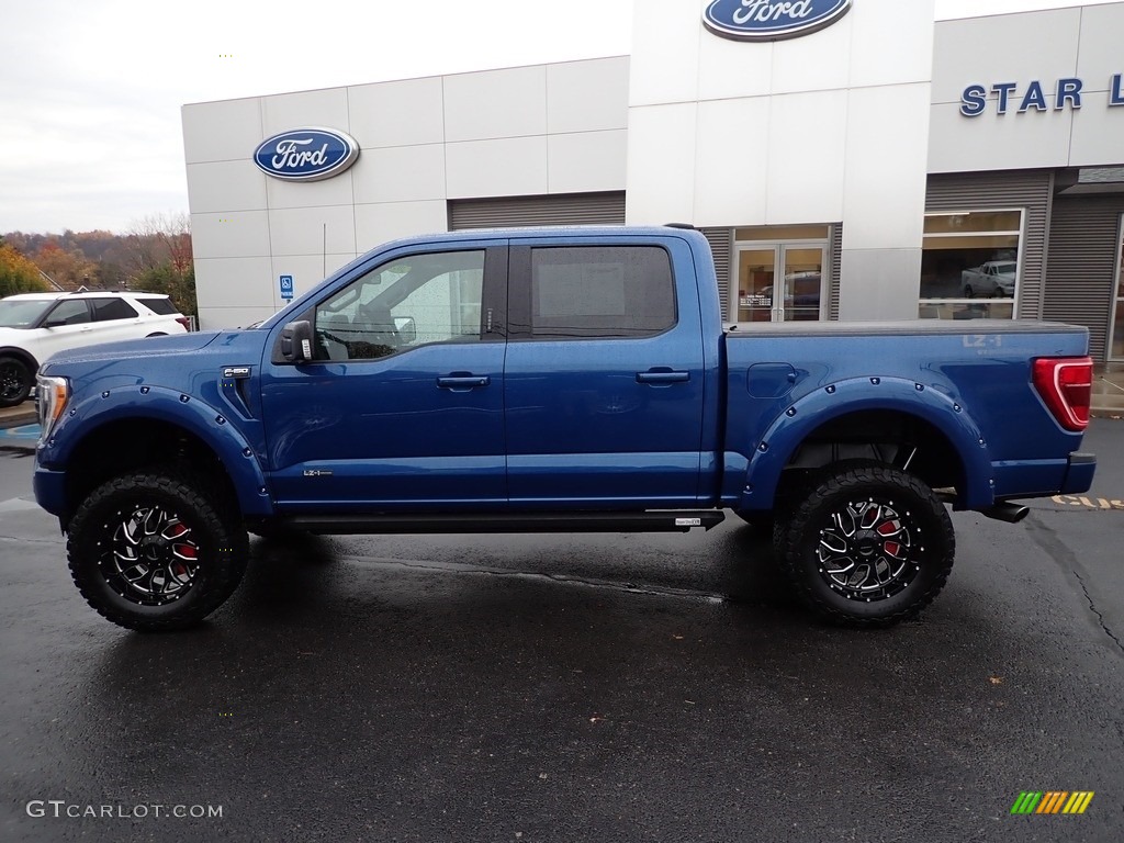 2022 F150 Sherrod XLT SuperCrew 4x4 - Atlas Blue Metallic / Black photo #2