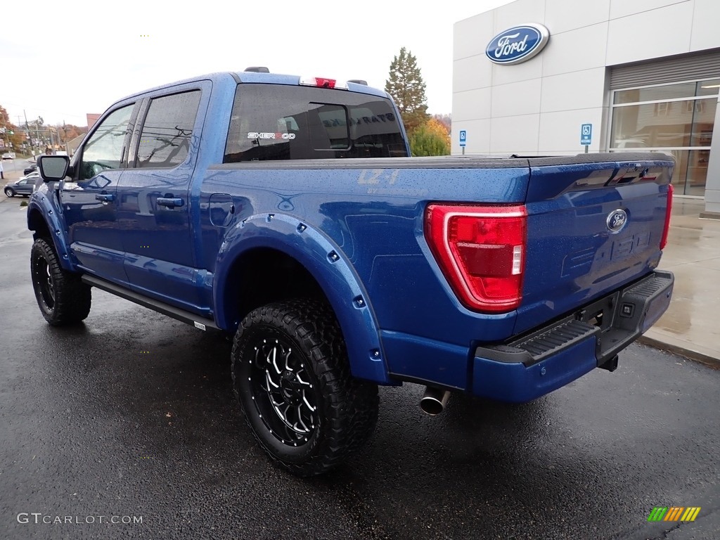 2022 F150 Sherrod XLT SuperCrew 4x4 - Atlas Blue Metallic / Black photo #3