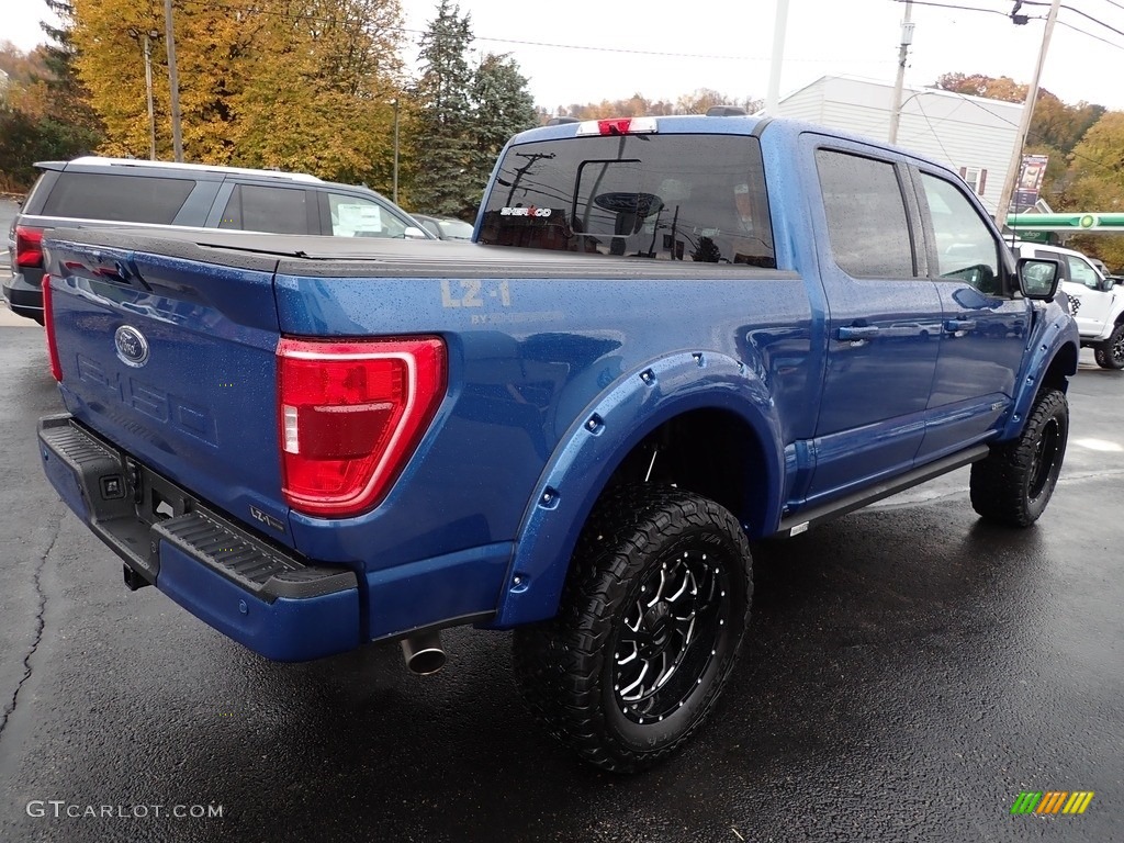 2022 F150 Sherrod XLT SuperCrew 4x4 - Atlas Blue Metallic / Black photo #5