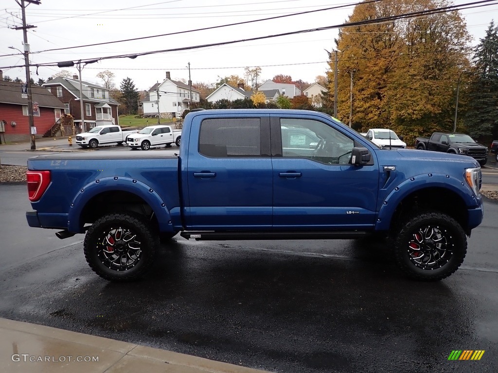 2022 F150 Sherrod XLT SuperCrew 4x4 - Atlas Blue Metallic / Black photo #6