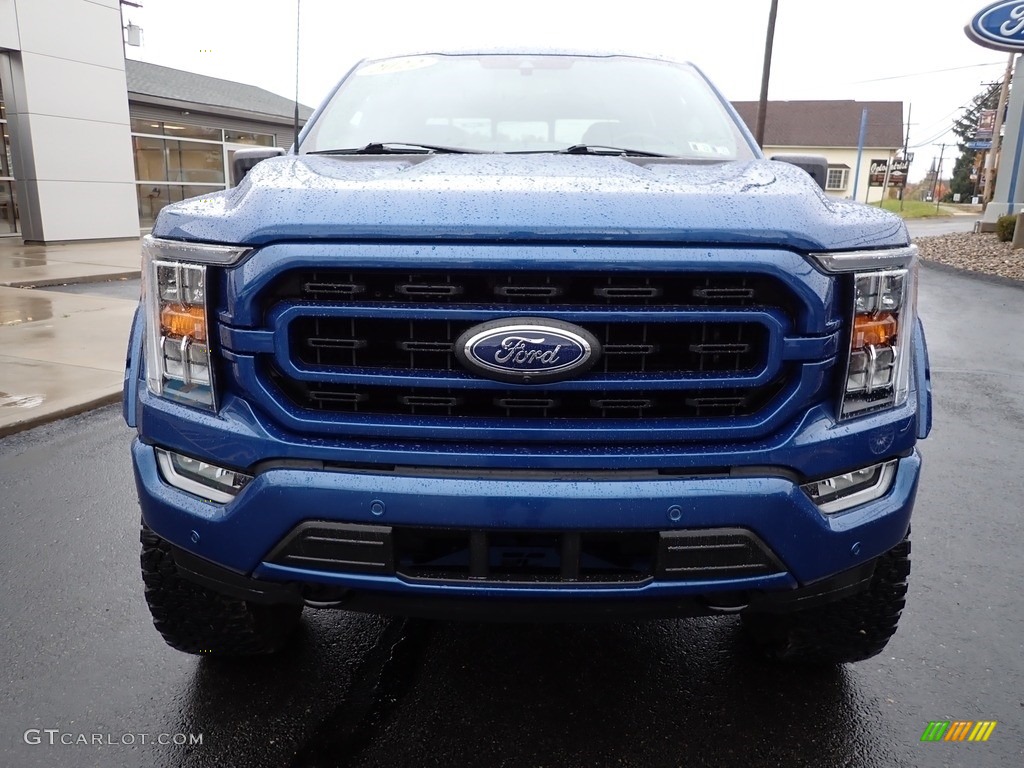 2022 F150 Sherrod XLT SuperCrew 4x4 - Atlas Blue Metallic / Black photo #8