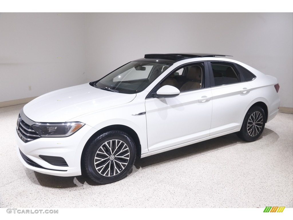 Pure White 2019 Volkswagen Jetta SEL Exterior Photo #145083252