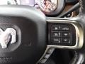 Black/Cattle Tan 2019 Ram 2500 Laramie Longhorn Crew Cab 4x4 Steering Wheel