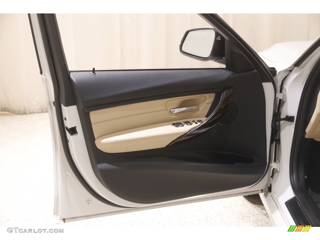 2018 3 Series 320i xDrive Sedan - Mineral White Metallic / Venetian Beige photo #4