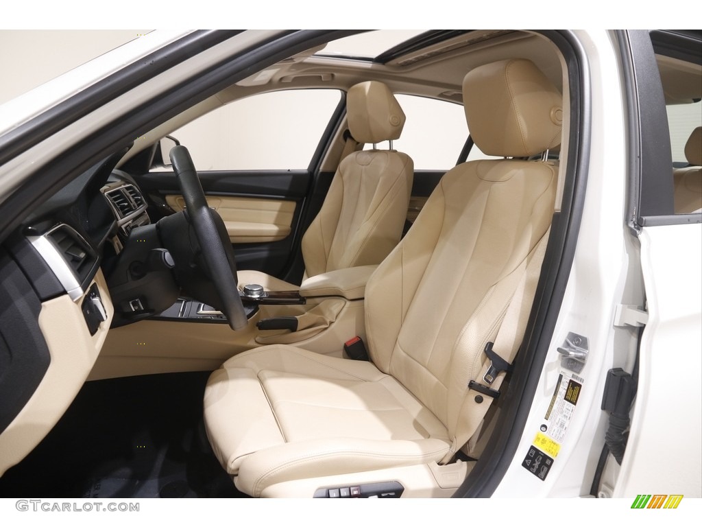 2018 3 Series 320i xDrive Sedan - Mineral White Metallic / Venetian Beige photo #5