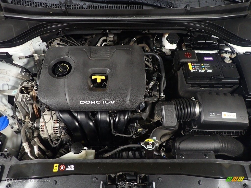 2018 Elantra Value Edition - Quartz White Pearl / Black photo #7