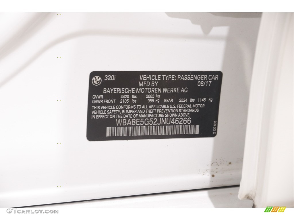 2018 3 Series 320i xDrive Sedan - Mineral White Metallic / Venetian Beige photo #25