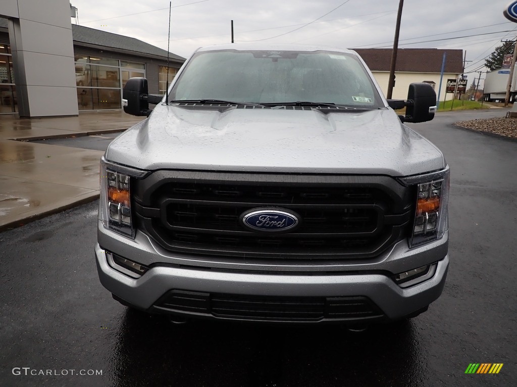 2022 F150 XLT SuperCrew 4x4 - Iconic Silver Metallic / Black photo #8