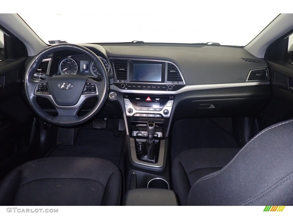 2018 Elantra Value Edition - Quartz White Pearl / Black photo #21