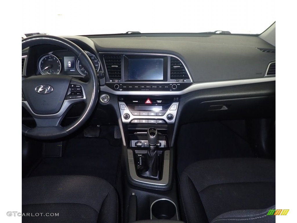 2018 Elantra Value Edition - Quartz White Pearl / Black photo #22