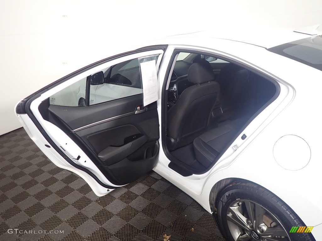 2018 Elantra Value Edition - Quartz White Pearl / Black photo #30
