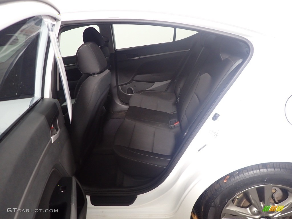 2018 Elantra Value Edition - Quartz White Pearl / Black photo #31