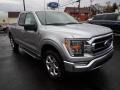 2022 Iconic Silver Metallic Ford F150 XLT SuperCab 4x4  photo #7