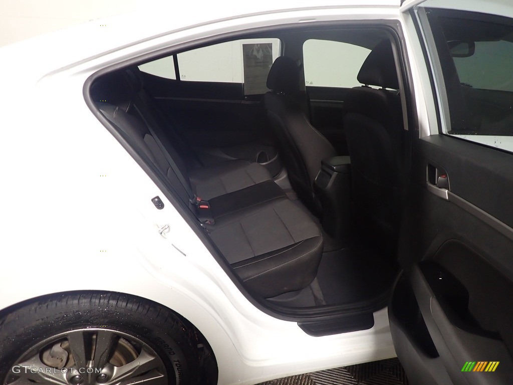 2018 Elantra Value Edition - Quartz White Pearl / Black photo #33