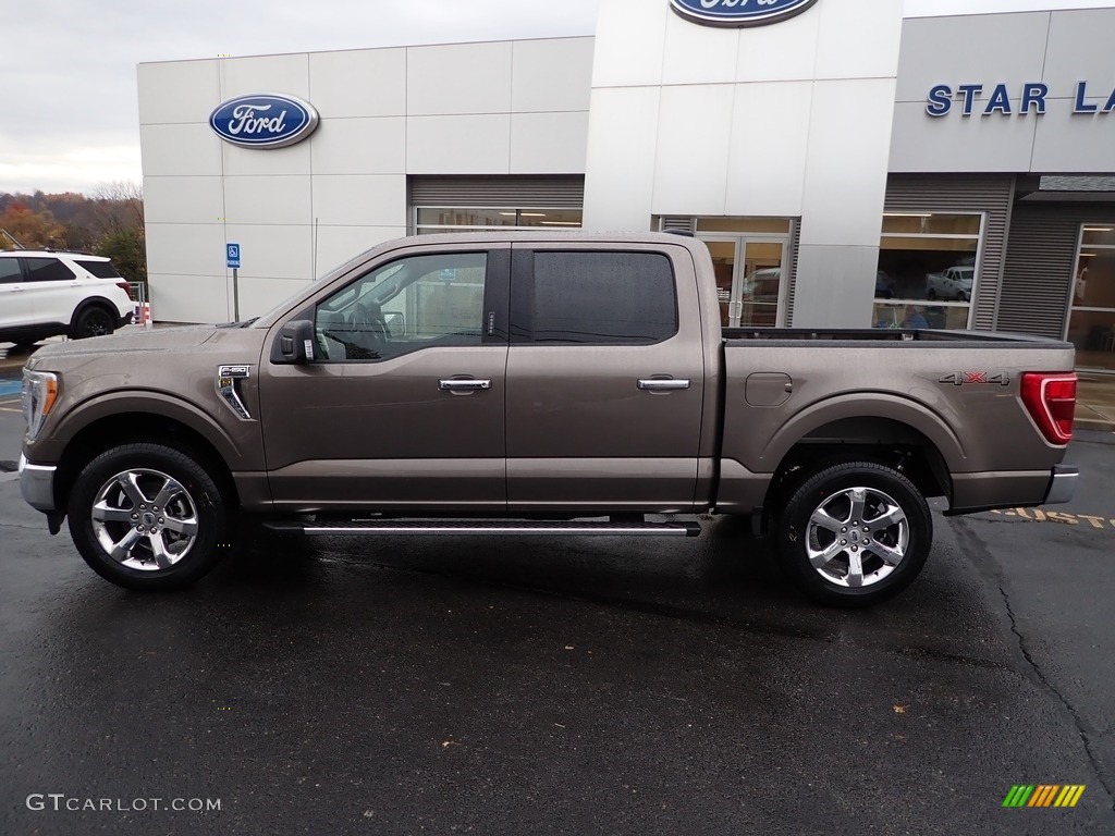 Stone Gray Metallic 2022 Ford F150 XLT SuperCrew 4x4 Exterior Photo #145084881