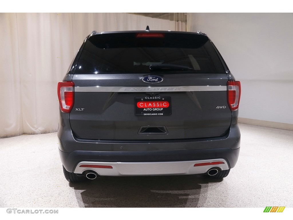 2017 Explorer XLT 4WD - Magnetic / Ebony Black photo #20