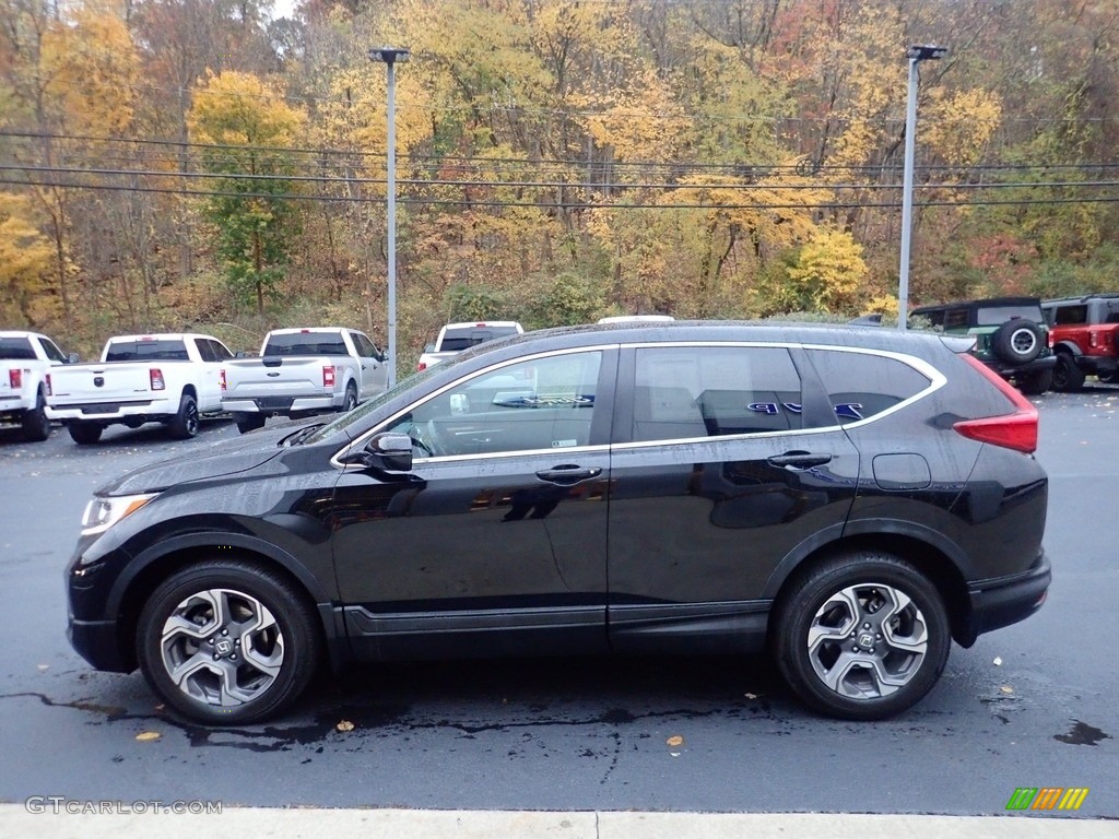 2019 CR-V EX-L AWD - Crystal Black Pearl / Black photo #5