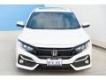 2020 Platinum White Pearl Honda Civic EX Hatchback  photo #7